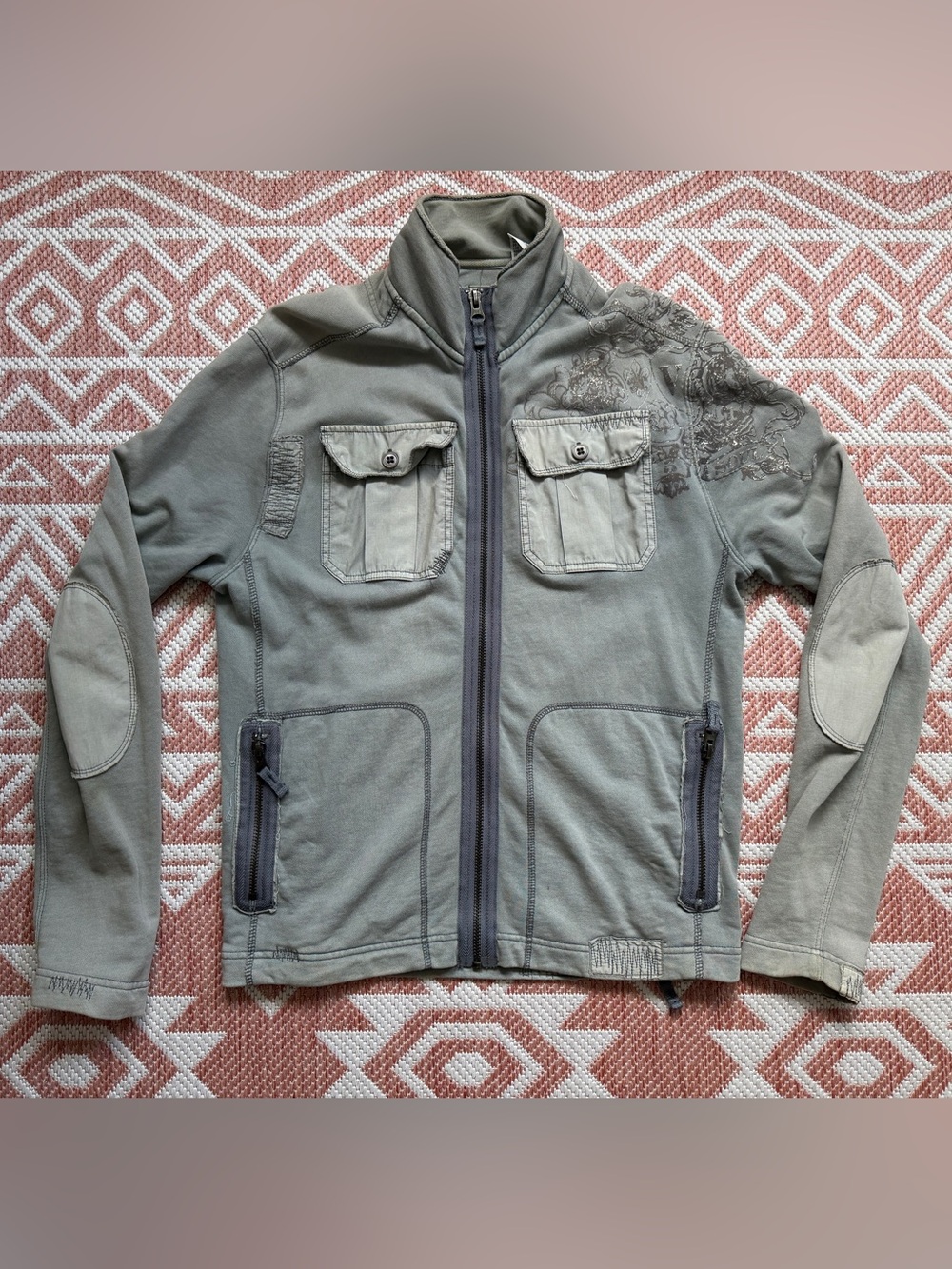 Triple 5 Soul - Men's Full-Zip Utility Jacket - Medium